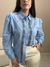 Imagem do Camisa Feminina Bordado e Manga em Laise