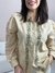 Camisa Feminina Bordado e Manga em Laise - Boutique Qbonita Pina