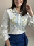 Camisa Feminina Bordado Frontal Vazado AM1864 - comprar online