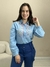 Camisa Feminina Bordado Frontal Vazado AM1864 - loja online