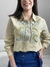 Camisa Feminina Bordado Frontal Vazado AM1864