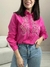 Camisa Feminina Bordado Frontal Vazado AM1864 - loja online