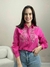 Camisa Feminina Bordado Frontal Vazado AM1864