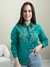 Camisa Feminina Bordado Frontal Vazado AM1864 - loja online