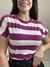 Blusa Feminina de Malha Manga Japonesa Listrada - loja online