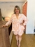 Conjunto Feminino Bata e Shorts Plus Size na internet