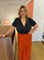 Saia Feminina Transpassada com Amarração Plus Size - Boutique Qbonita Pina
