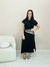 Vestido Feminino Longo em Algodão Evasê com Bolso