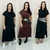 Vestido Feminino Longo em Algodão Evasê com Bolso - loja online