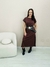 Vestido Feminino Longo em Algodão Evasê com Bolso
