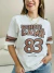 Max Camiseta Feminina em Algodão School Camp 83