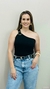 Blusa Feminina Manga Nula Canelado com Fivela - Boutique Qbonita Pina