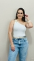 Blusa Feminina Manga Nula Canelado com Fivela - Boutique Qbonita Pina