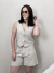 Conjunto Feminino Shorts e Colete em Alfaitaria - comprar online
