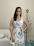 Vestido Feminino Longo em Tule Regata Estampado - loja online