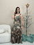 Vestido Feminino Longo em Tule Regata Estampado na internet