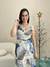 Imagem do Vestido Feminino Longo em Tule Regata Estampado