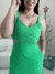 Vestido Feminino Midi Saia Evaze com Recorte - comprar online