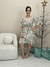 Vestido Feminino Curto Transpassado com Amarração Estampado
