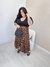 Saia Feminina Transpassada com Amarração Plus Size - Boutique Qbonita Pina