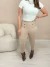 Calça Feminina Skinny com Botões Tecido Importado - loja online