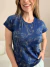 Blusa Feminina Manga Curta em Viscrolycra Floral - loja online