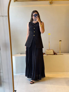 Saia Longa Plissada Ellen