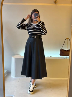 Saia Vanessa Pu Midi - comprar online