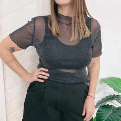 Remera SHINE - NO incluye el top de abajo -
