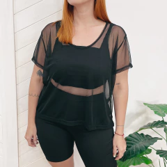 Remera MESH - NO incluye el top de abajo - - comprar online