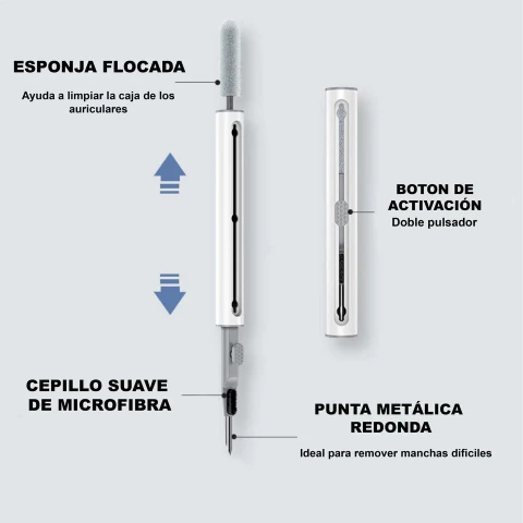 Kit de limpieza de auriculares y accesorios