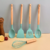 Set De Cocina 12 Utensilios Mango Madera Punta Silicona - La Vaca en Bikini