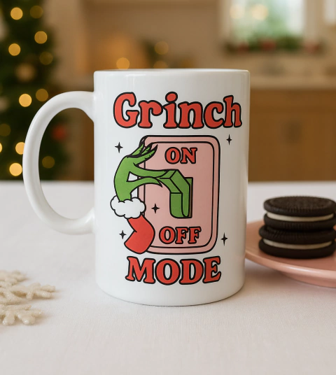 Taza de cerámica - Grinch Mode - comprar online