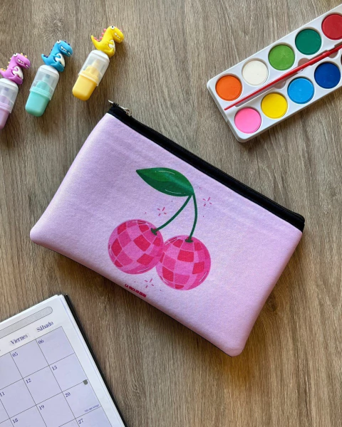 Cartuchera / Estuche XL - Cherry Disco - comprar online