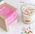 Vela de soja FIESTA con granas - comprar online