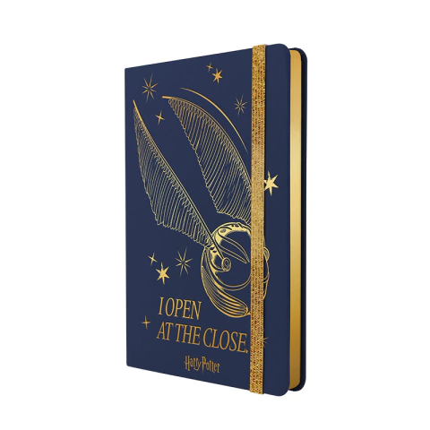 Cuaderno A5 Mooving Notes Harry Potter Snitch Dorada - Hojas Rayadas