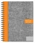 Cuaderno 16x21 hojas rayadas x80- borde Naranja- SAPERE- ROZINI - - comprar online