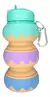 Botella Silicona Plegable, Divertida forma de Dona - CRESKO - tienda online