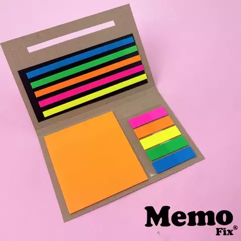 Notas Adhesivas Transparentes + Resaltadores - Banderitas