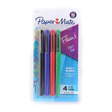 Flair Felt Tip x4 - Paper Mate