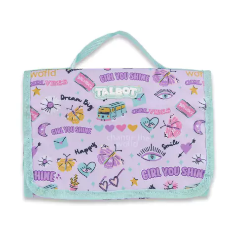 Cartuchera Org. Desplegable Foldable de Talbot girl vibes