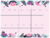 Iman planner Mes de Flores Azules + Marcador FERA - comprar online