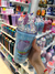 Vaso de acrílico celeste con diseño de Ballena