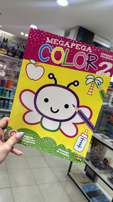 Libro para colorear School Fun Mega color 2