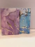 Cuaderno A5 Marmolado pastel c/dorado - 80 hojas con diseño en el borde