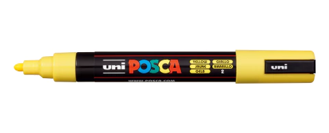 Marcador UNI BALL | POSCA PC 5M -AMARILLO VIVO - comprar online