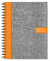 Cuaderno 16x21 hojas cuadriculadas x80hojas-Naranja- SCALENO- ROZINI - - comprar online