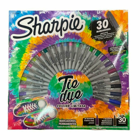 Ruleta de Marcadores Sharpie Tie Dye x30