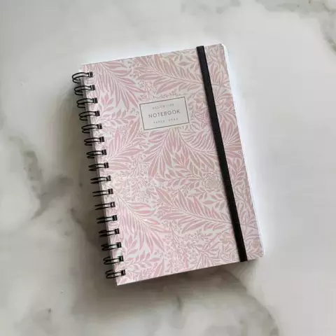 Cuaderno con tapa plástica 14x21- Rosa -Decorline - comprar online