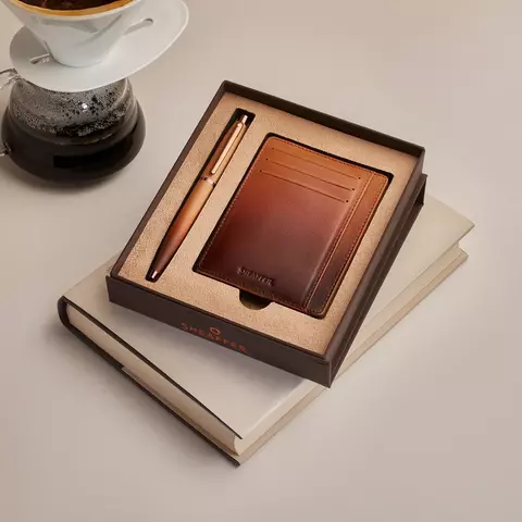Set Boligrafo Coffe + Portatarjeta Sheaffer - - comprar online